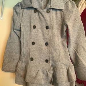 Chilipop grey pea coat